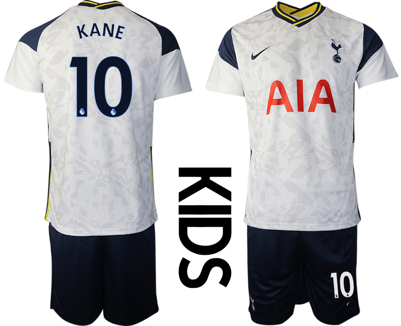 Youth 2020-2021 club Tottenham home white #10 Soccer Jerseys->customized soccer jersey->Custom Jersey